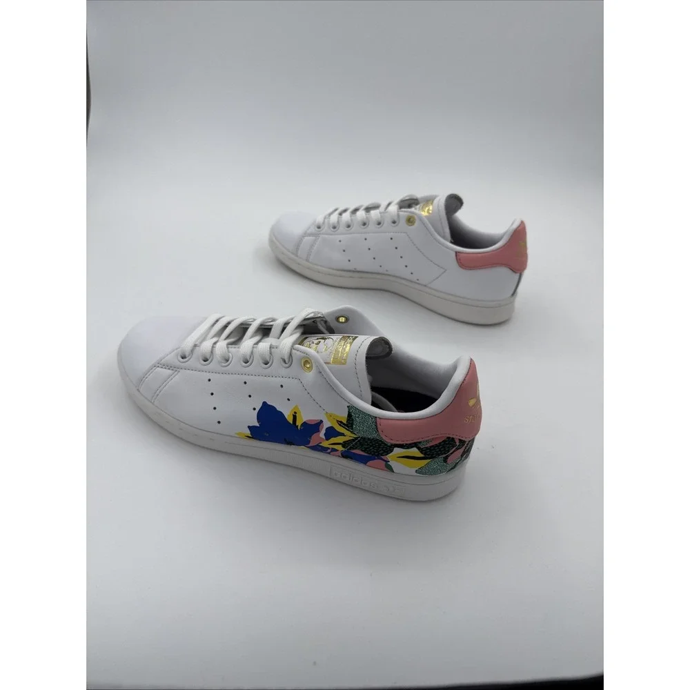 Adidas Stan Smith HER Studio London White Floral Burst Sneakers FW2522 Womens 8